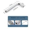 Wall-mounted Stainless Steel Shower Head Extension Arm Rain Extension Tube Shower Seat Basic Bathroom Accessories