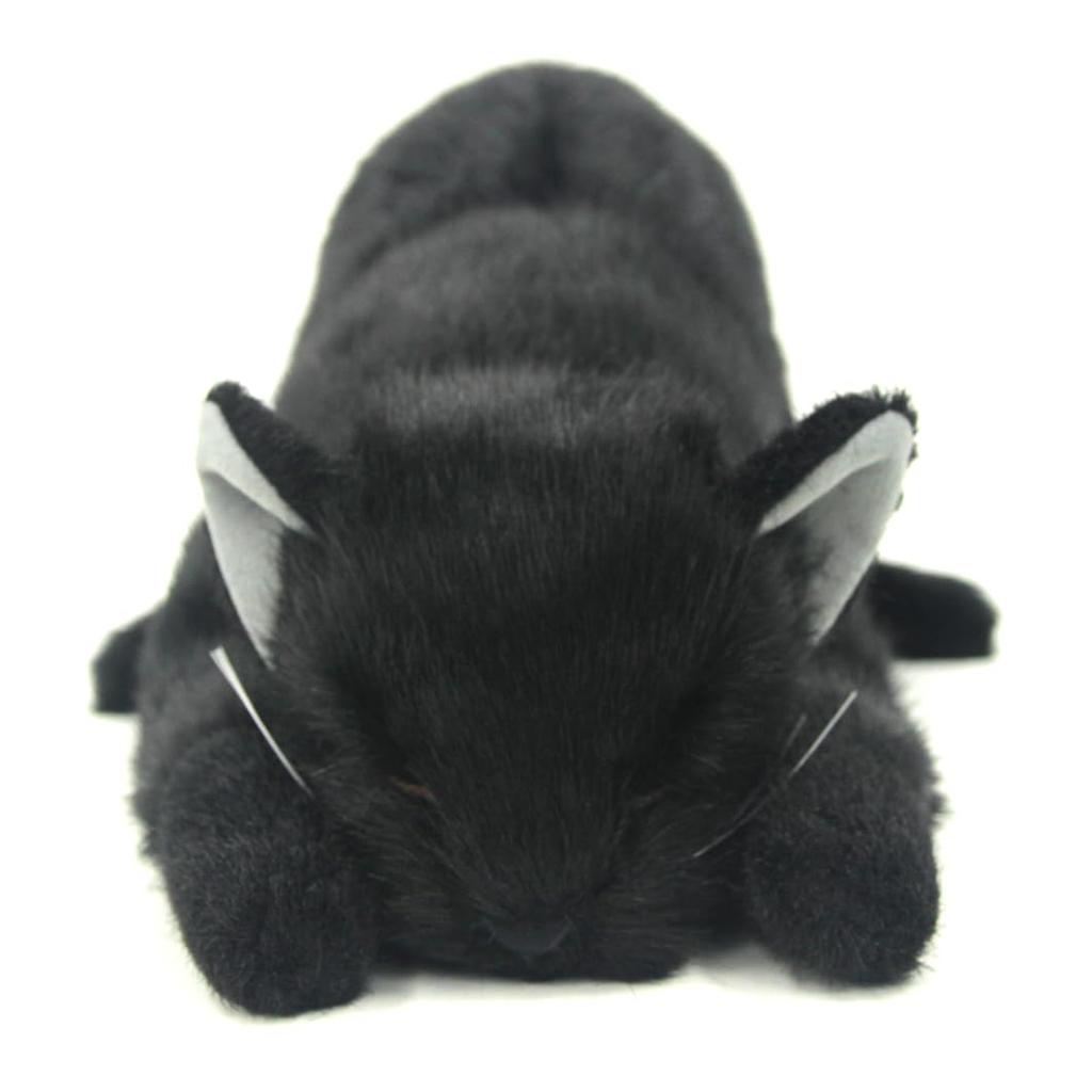 Doshin Real Series, Made In Japan, Realistic Cat Plush Toy, 58cm (Black Cat L, Sleeping) (2503)