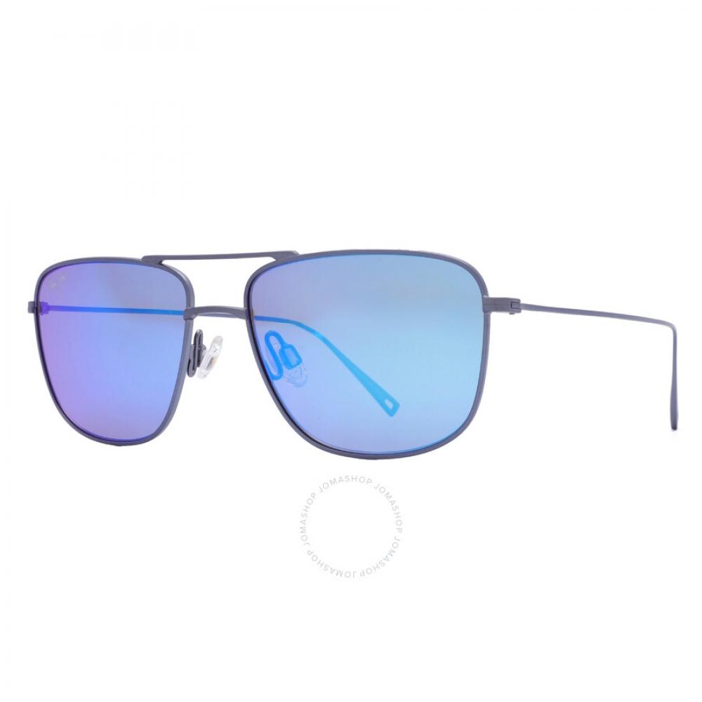Maui Jim Mikioi Blue Hawaii Navigator Unisex Sunglasses B887 03 54