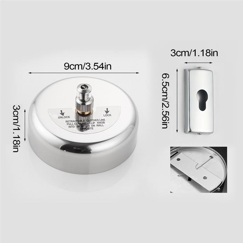 Invisible Clothesline Retractable Drying Rack Stainless Steel Pull-out Drying Machine Indoor Balcony Household Drying Rack