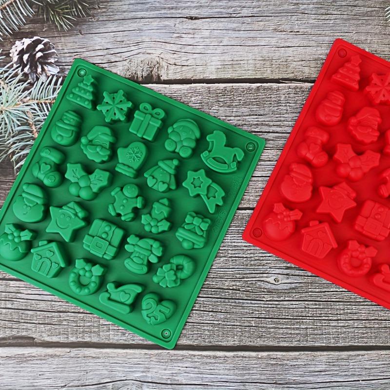 1 Stück Weihnachten Süßigkeitenform Pudding Schokolade Formen für DIY Kuchen Dekorationswerkzeug Backen Küchenzubehör