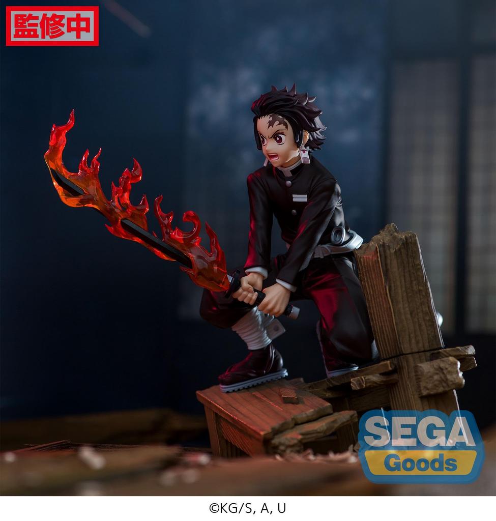 Kimetsu no Xross Link Tanjiro Kamado Schmiededorf-Bogen "Dämonentöter Yaiba" Figur -