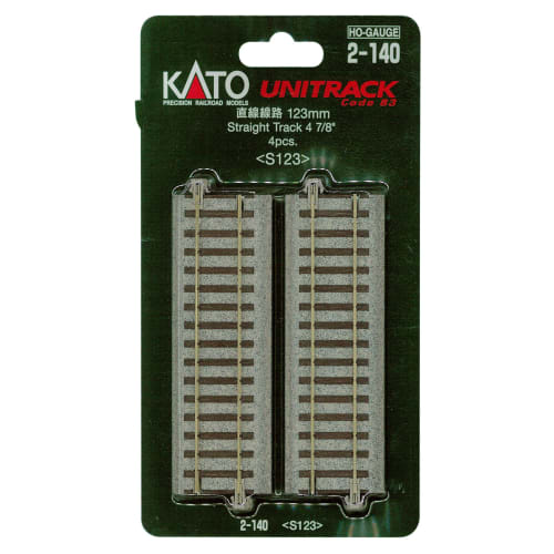 

KATO HO Gauge Straight Track 123mm 4 Pieces 2-140 Railway Model Supplies