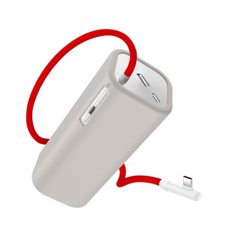 Ударопрочный силиконовый защитный чехол для Powerbank SUPERVOOC 150W 20000 мАч Противоскользящая текстура Легко чистить серый