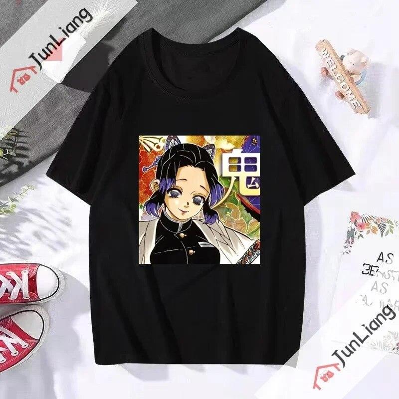 2023 New Summer Popular Unisexswear Japanese Anime Ghost Killing Blade Demon Slayer Unisex T-shirt Fashion Casual