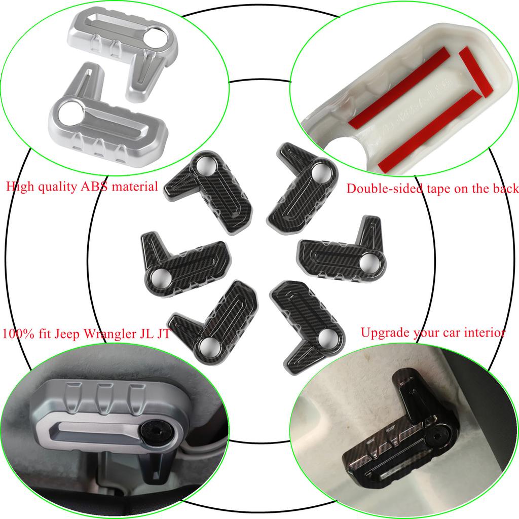 Car Hard Top Quick Removal Switch Handle Decoration for Jeep Wrangler JL Gladiator JT 2018-2022 Interior Mouldings