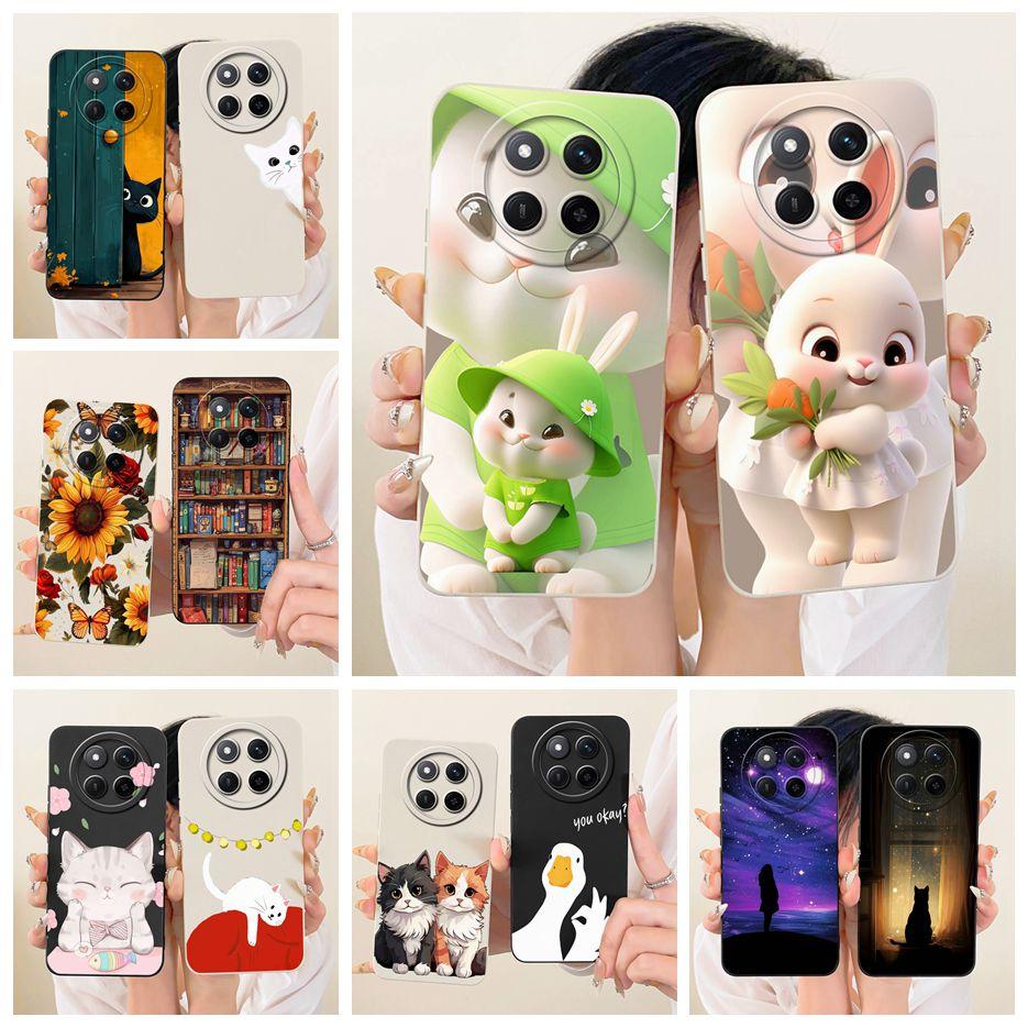 For Honor Magic7 Lite Case HonorX9C Cute Rabbit Cartoon Painted Cover Soft TPU Phone Case For Honor X9C Smart Magic 7 Lite Shell
