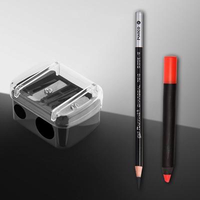 Mechanischer Bleistiftspitzer, Make-up-Spitzer, Kosmetikspitzer, Doppelloch-Bleistiftspitzer