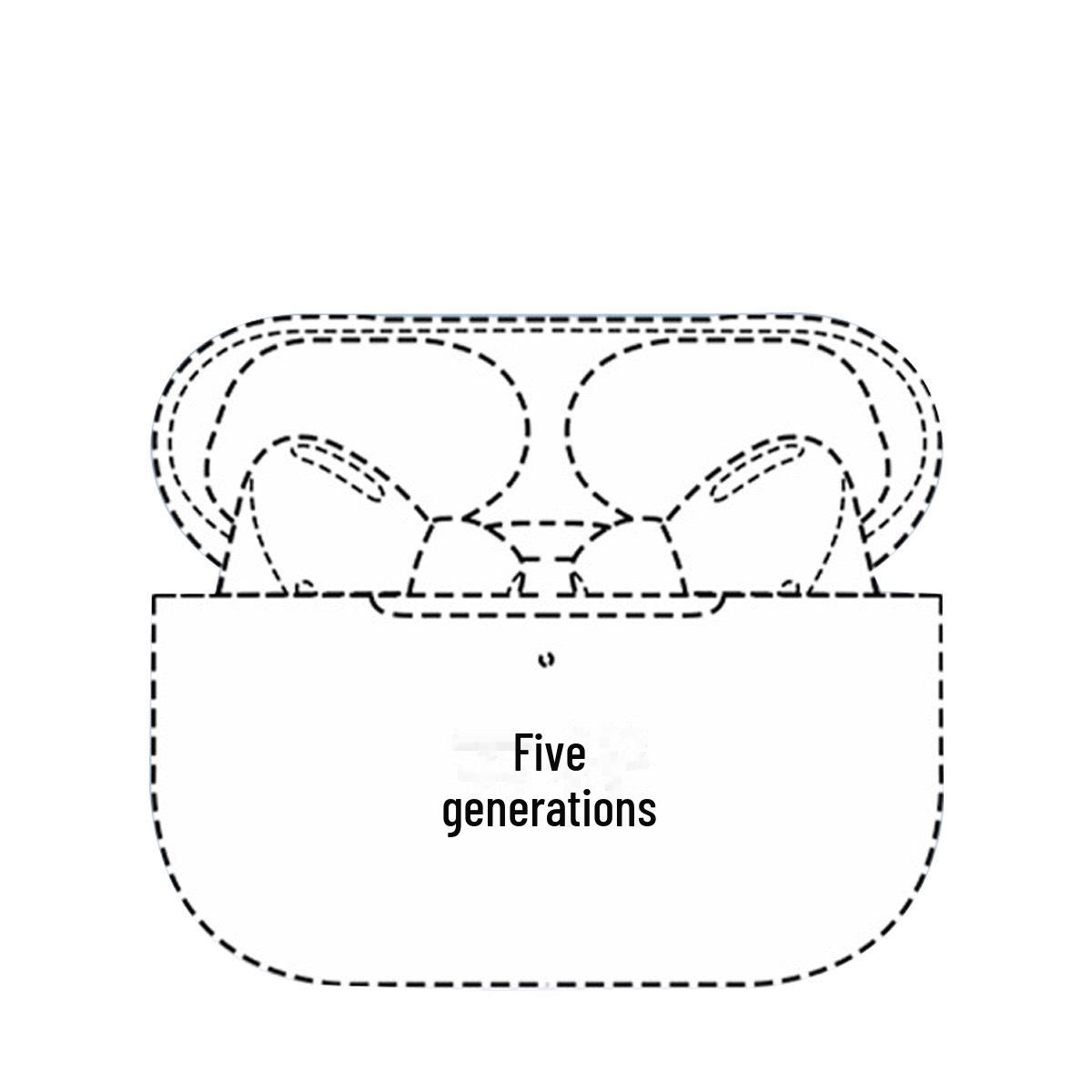 

Pro4 A5 True Wireless Спортивная Bluetooth-гарнитура: Поколения 2-6, большая электрическая модель Fifth generation