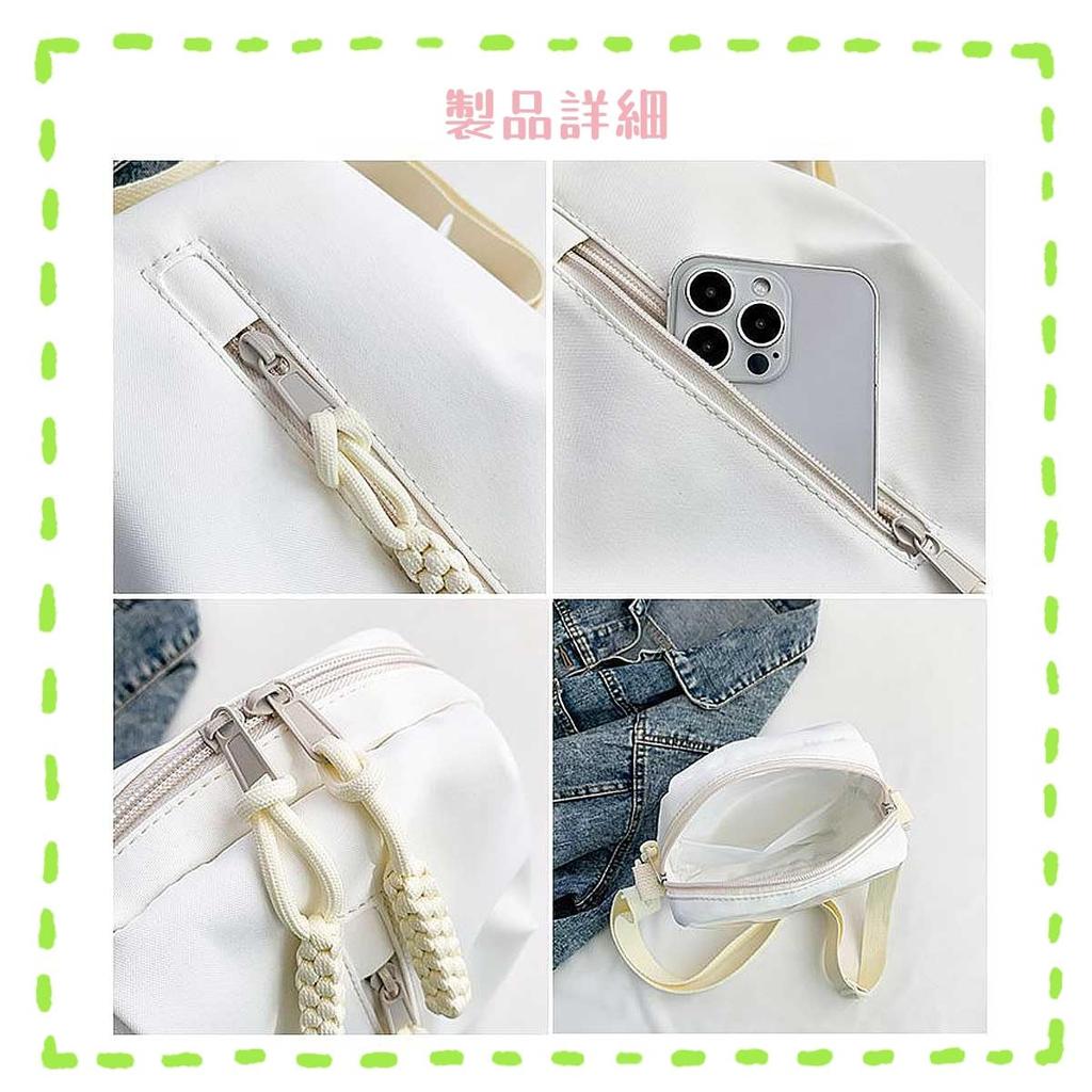 Bolsa Ita YQWIN, uma bolsa transparente pequena de 2 vias para pelúcias de 20cm. Perfeito como bolsa de ombro, nécessaire de pelúcia ou bolsa transversal. Perfeito para passeios, boneca