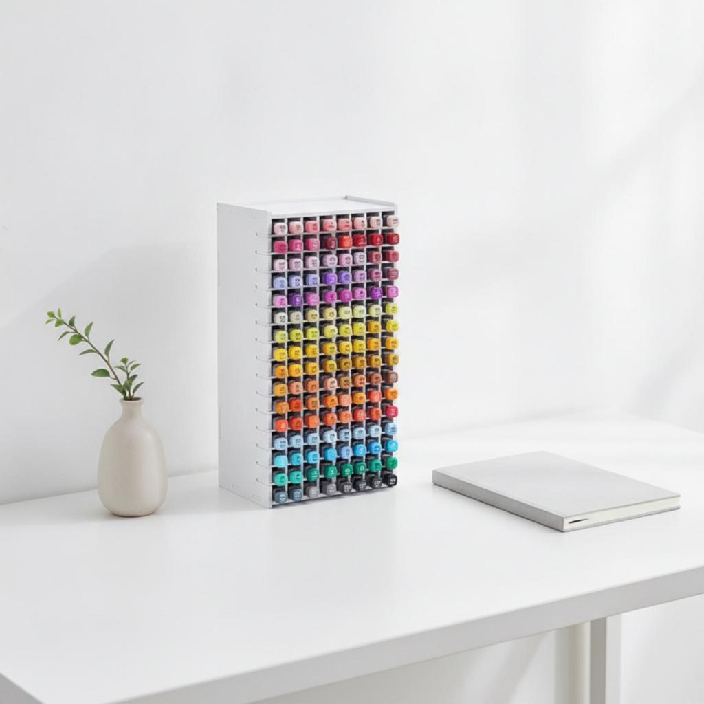 Plastic Desktop Storage Rack Multipurpose Stationery Organizer Compact