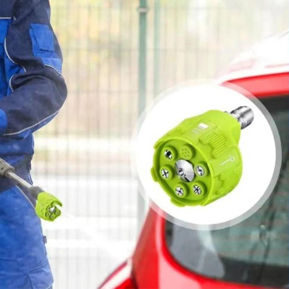 1/4Inch Connector Pressure Washer Nozzle 6in1 Design Multifunctional Nozzle  High Pressure Cleaning