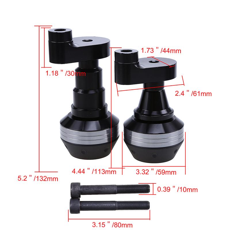 Falling Protect Aluminum Motorcycle Frame Sliders Motocicleta Anti-Crash Pad Fit For Yamaha R6 2006-2007 MTB Motorbikes
