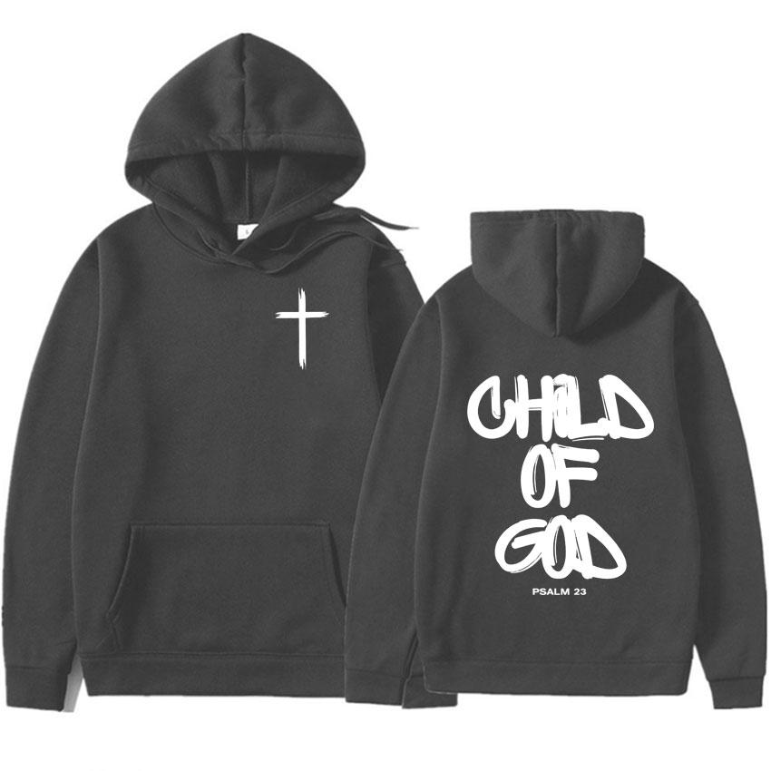 Ghod of God Bible Christian Religious Jesus Graphic Print Hoodie Mens Pop Clothing Oversized High Quality Sweatshirts Streetwear