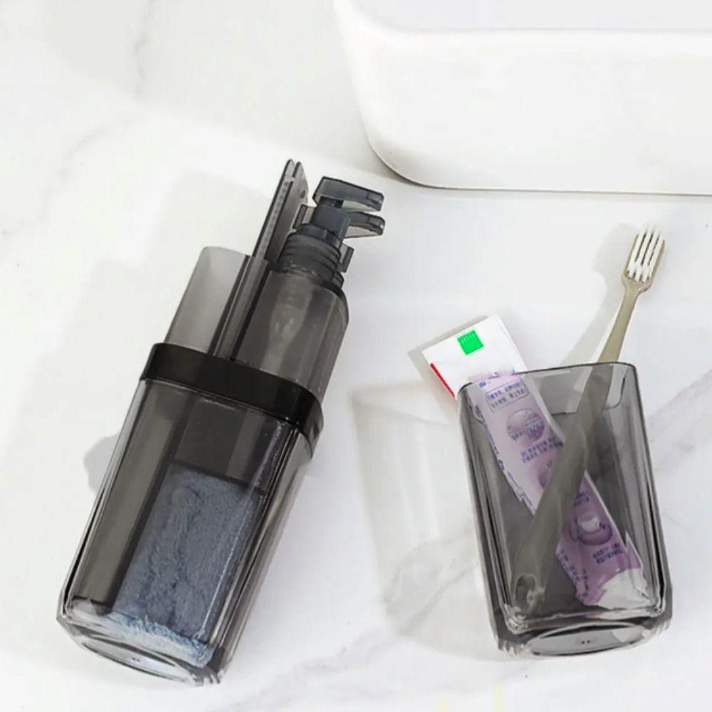 6 in 1 Travel Toothbrush Cup Fall-resistant Toothbrush Case Travel Mouthwash Cup  Business Trip