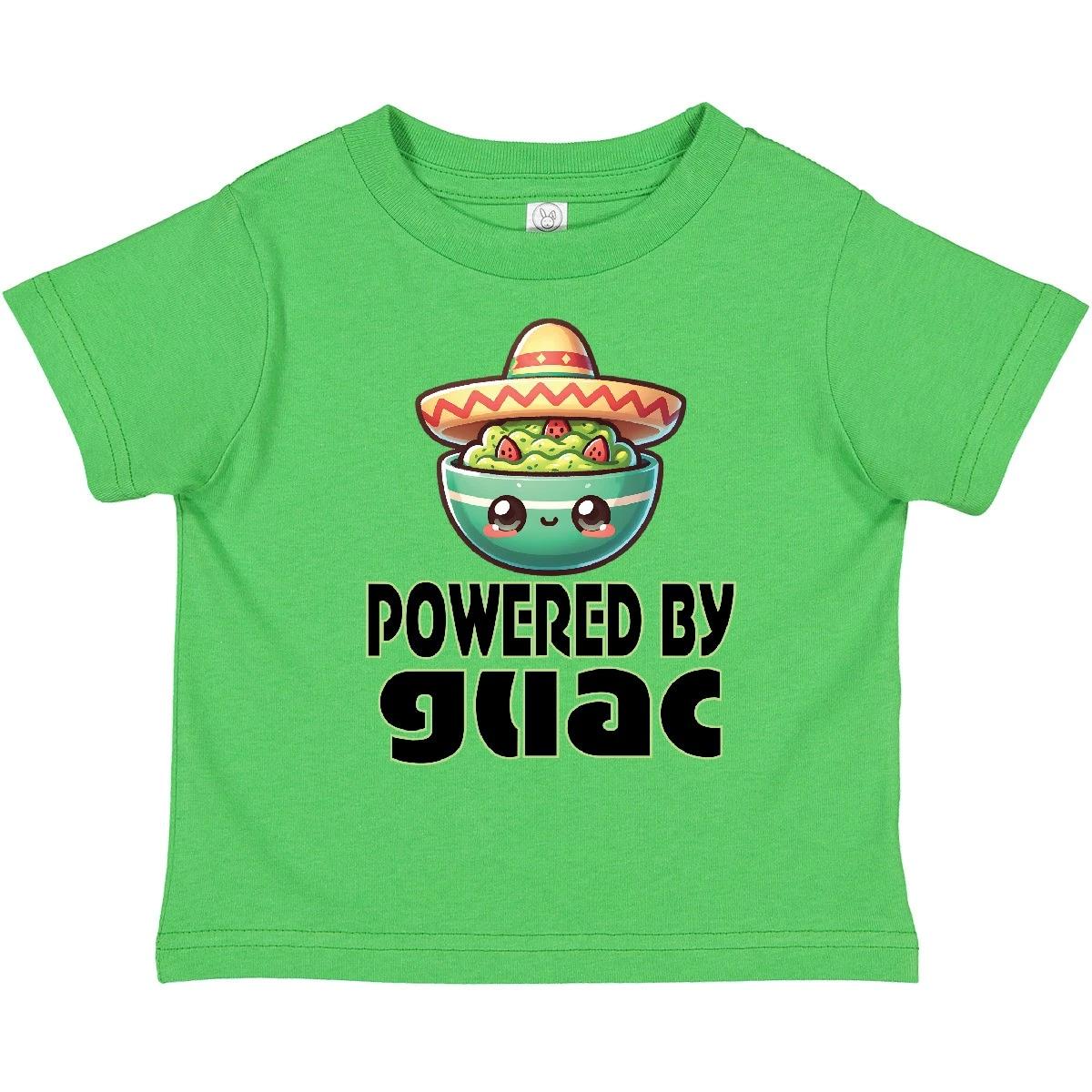 Inktastic Guacamole Powered By Guac Toddler T-Shirt Appetizer Dip Mexican Cinco 100
