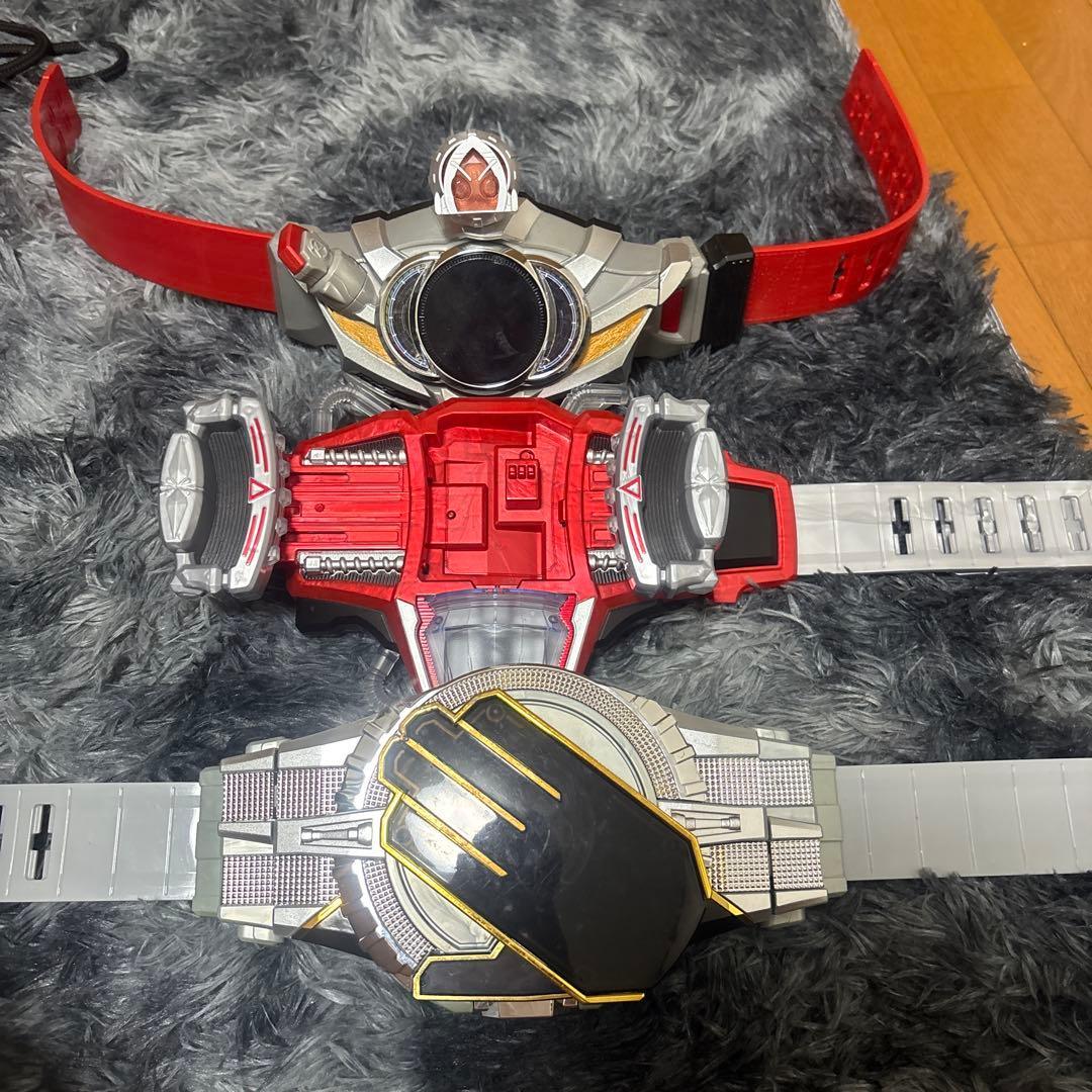 Б/у Пояс для трансформации Kamen Rider Wizard, Kamen Rider Drive, Kamen Rider Gaim, Набор из 3 предметов