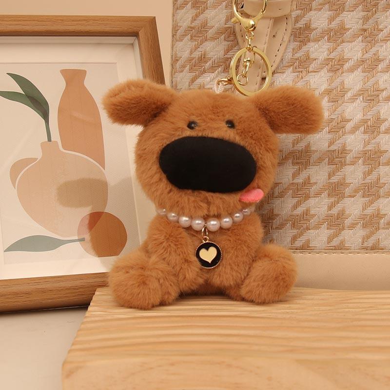 Cute Cute Big Nose West Highland Dog Pendant Plush Toy Doll Puppy Bag Hanging Keychain Kid