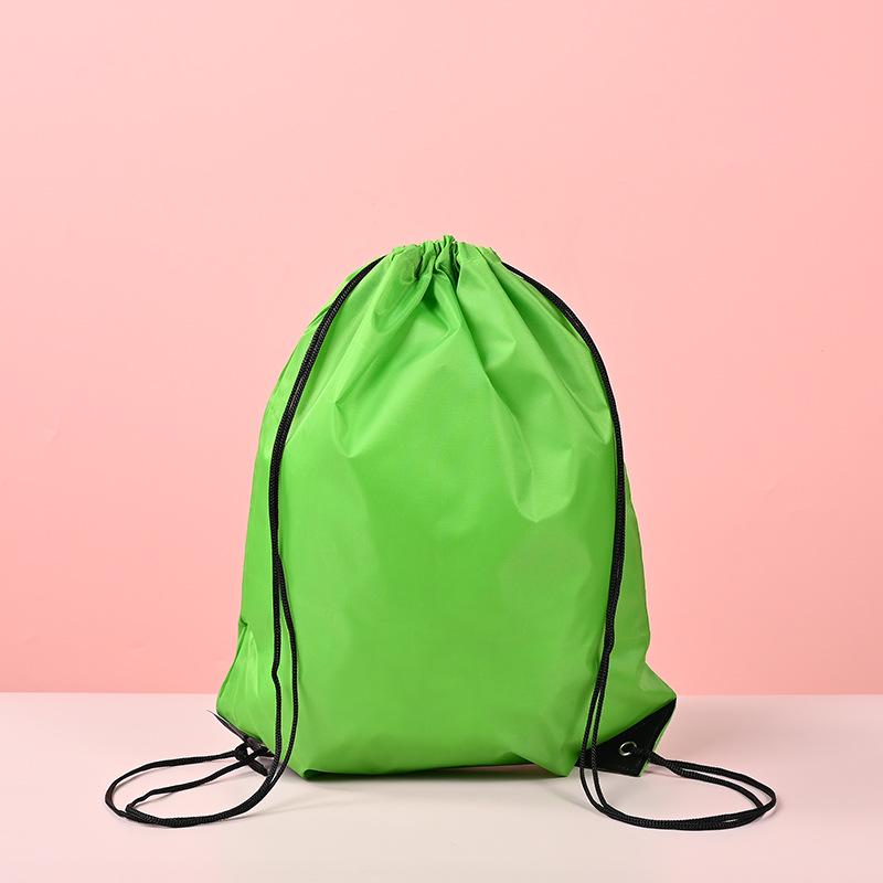 Waterproof Polyester Drawstring Sports Backpack for Outdoor Use
