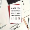 1pcs Card For Him Or Her, Anniversary Card, Gift For Him Or Her, Small Business Supplies, Thank You Cards, Birthday Gift, Cards