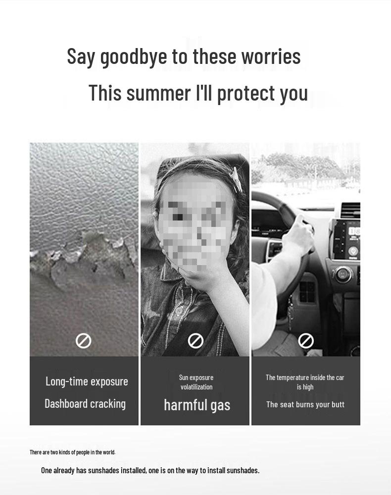 Tesla Model 3/Y Privacy Sunshade: Opaque Side Window Protection with Suction Cup - Heat Insulation & Anti-Peeping