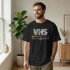 VHS-Kassette Die Zukunft ist da 1976 T-Shirt Unisex 100% Baumwolle Humor T-Shirt Rundhals Video Abgenutztes T-Shirt Kurzarm Kleidung