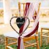 Chiffon Chair Sashes Wedding Aisle Decorations 9Ft Wrinkle-Free Draping Fabric for Ceremony Reception Party Banquet Decoration