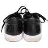 ESTNATION Smooth leather x crocodile embossed leather low-top sneakers / shoes 40 blackUsed