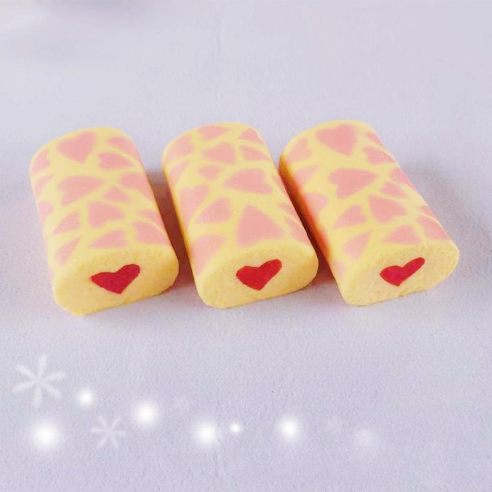 Squishy Simulate Roll Cake Squeeze Toy Stress Relief Slow Rising Sensory Fidget for Anxiety ADHD Autism Gift for Kids and Adults