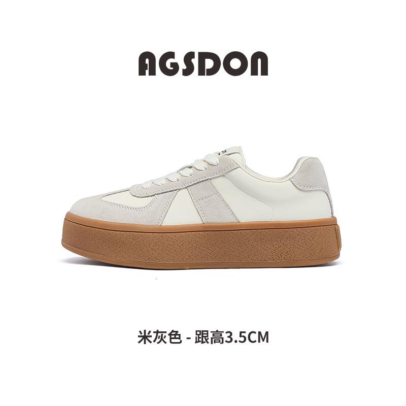 

Augustine Forrest Gump shoes women s 2025 new winter platform flat-soled sports board shoes velvet student white shoes tide 35