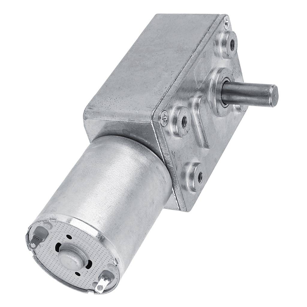 DC 12V Reduction Motor 2RPM Reversible High Turbocharger Worm Geared Motor