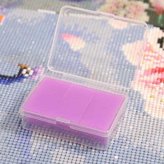 48Pcs/Box Diamond Painting Glue Clay with Storage Box DIY Colorful Square Tools 5D Diamond Embroidery Cross Stitch Drilling Wax Home Supplies