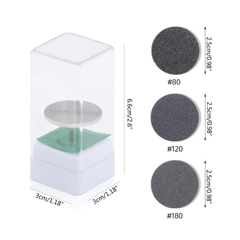 50Pcs Replacement Sandpaper Pad Disks Self-Adhesive Sanding Discs Bits for Electric Foot File Callus Remover Machine