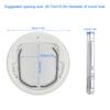 Pet Flap Door Two‑way In Out Dog Cat Flap Magnet Door Round Plastic Doorway Pet Supply