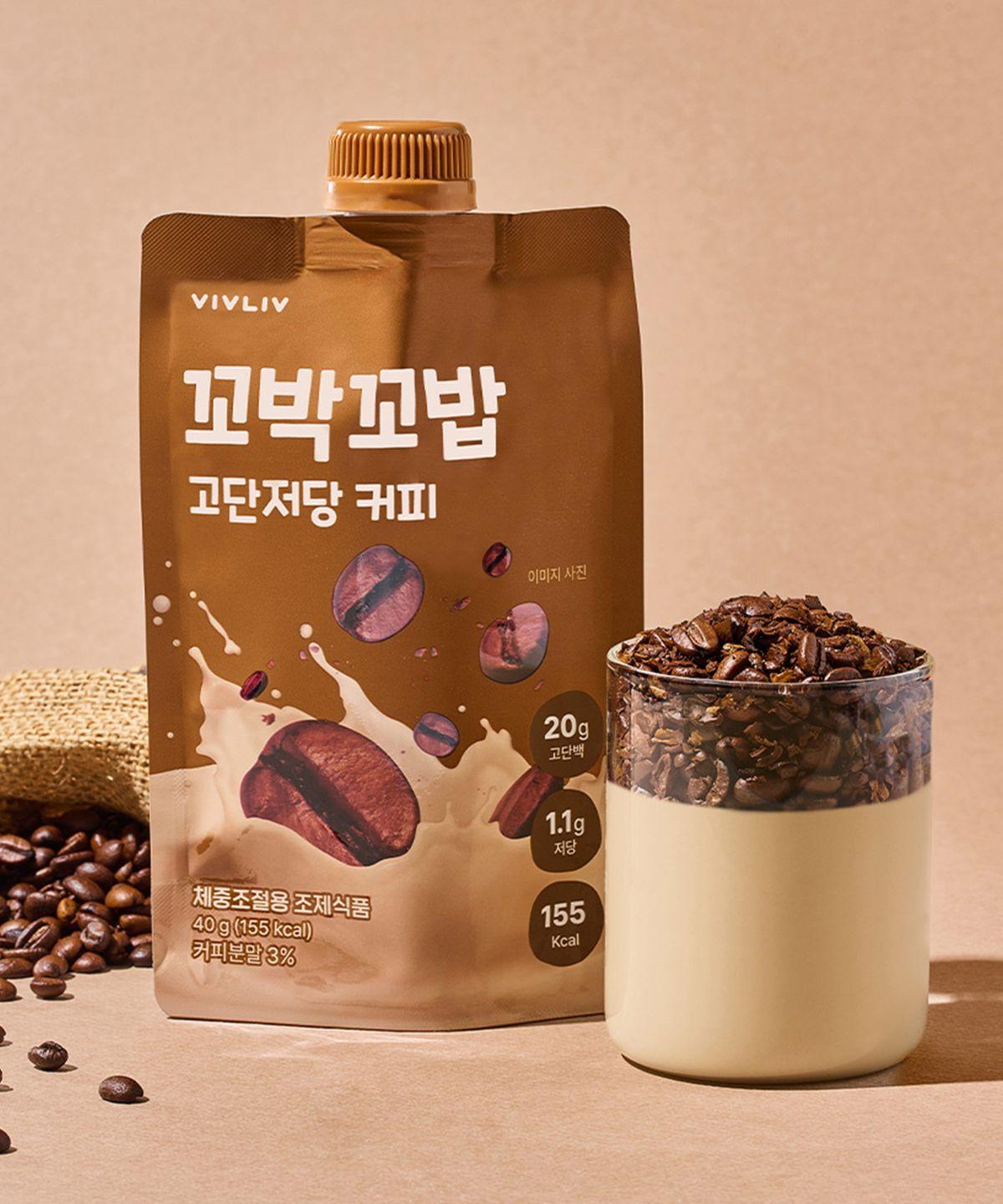 Kkobakkkobap High-Sugar, Low-Sugar Coffee (40g 1 EA)