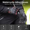 SFK New Motorcycle Gloves Full Finger Summer Mesh Breathable Knob Adjust Riding Protection Non-slip Wear-resistant Touch Screen