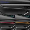 For Mazda 3 BP M3 Axela      2024 2025 Top Suede Trim LHD RHD Sticker Car Door Handle Interior Accessories