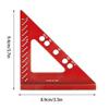 Carpenter Square Precision Multi-Angle Protractor Woodworking Framing Square Carpenter Tools For Marking Layout Leveling