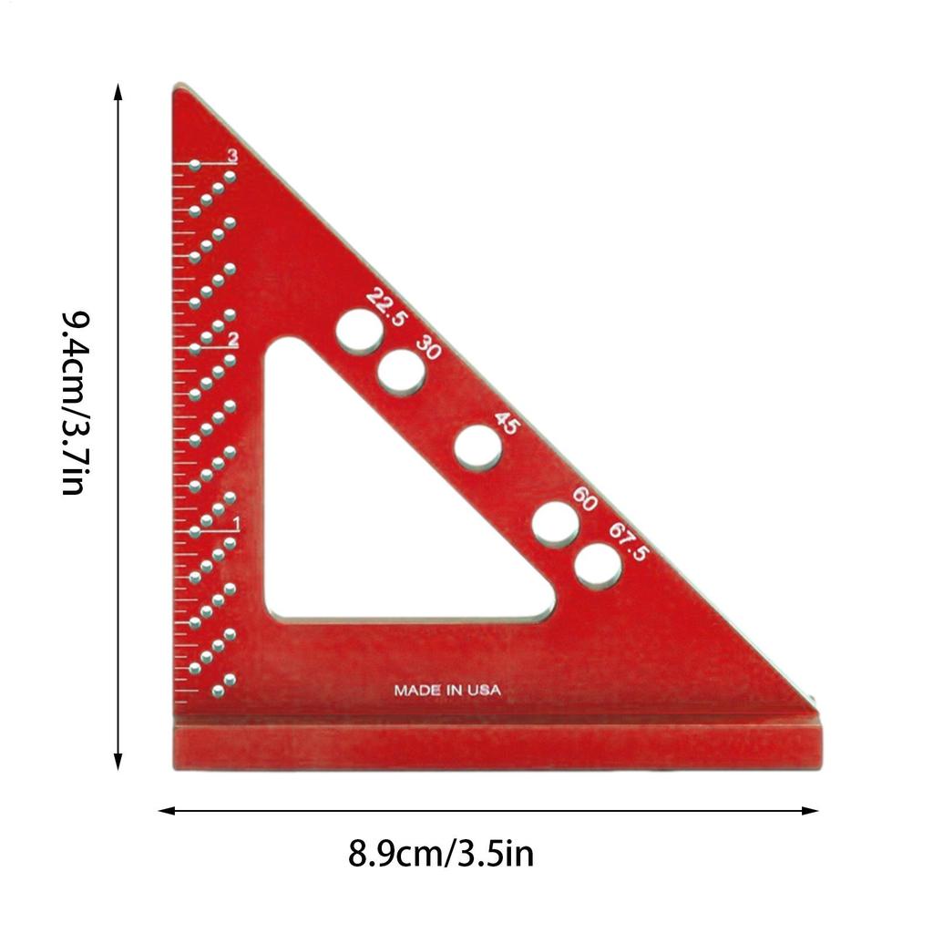 Carpenter Square Precision Multi-Angle Protractor Woodworking Framing Square Carpenter Tools For Marking Layout Leveling