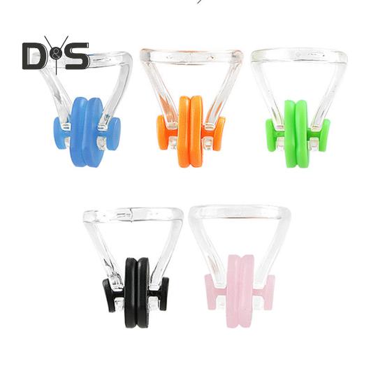 Svømming neseklemme Myk silikon neseklemmer hindrer vanninntrenging Vannsport neseklemme med oppbevaringsboks for dykking Svømming