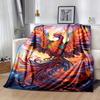 1pc Phoenix Printing Lightweight Flannel Blanket, Comfortable and Warm Blanket, for Camping Sofa Bed and Couch Office, Gift