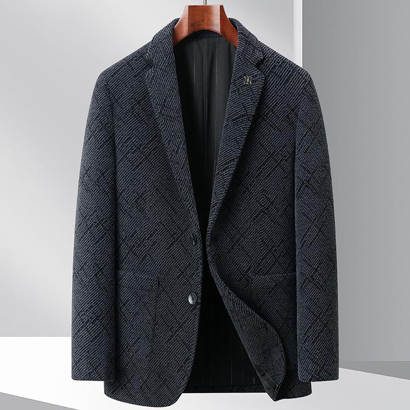 

Осенне-зимний пиджак Chenier Light Luxury Business Single West Youth однобортный модный пиджак 170