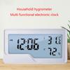 Digital Thermometer with Temperature & Humidity Monitor Accurate Humidity Gauge Room Thermometer with Clock for Home