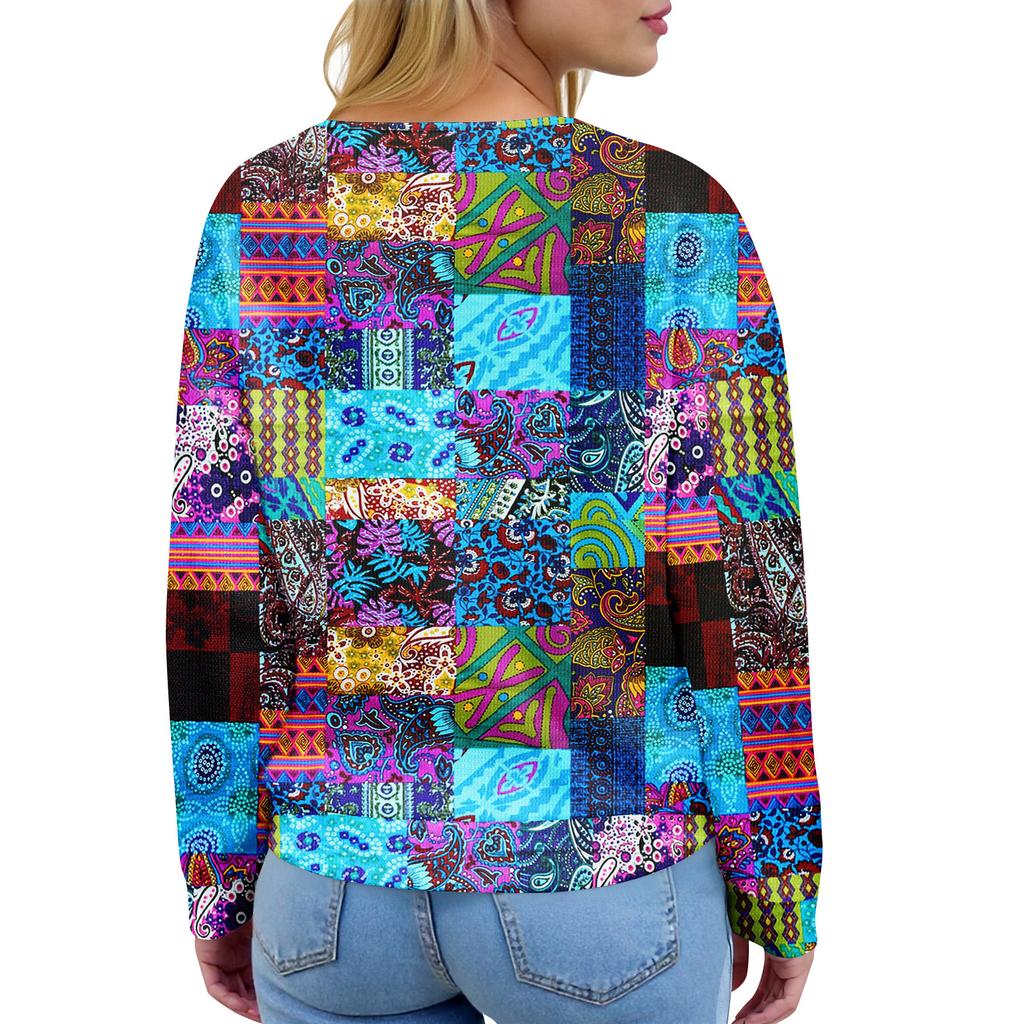 Women's Casual Shirts Long Sleeve Tops Button Up V Neck Loose Knit Fall Favorites For Women