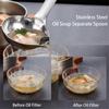 Edelstahl Suppe Fett Öl Separator Filter Öl Löffel Schöpfkellen Skimmer Löffel Suppe Sieb Für Küche Zubehör Gadget