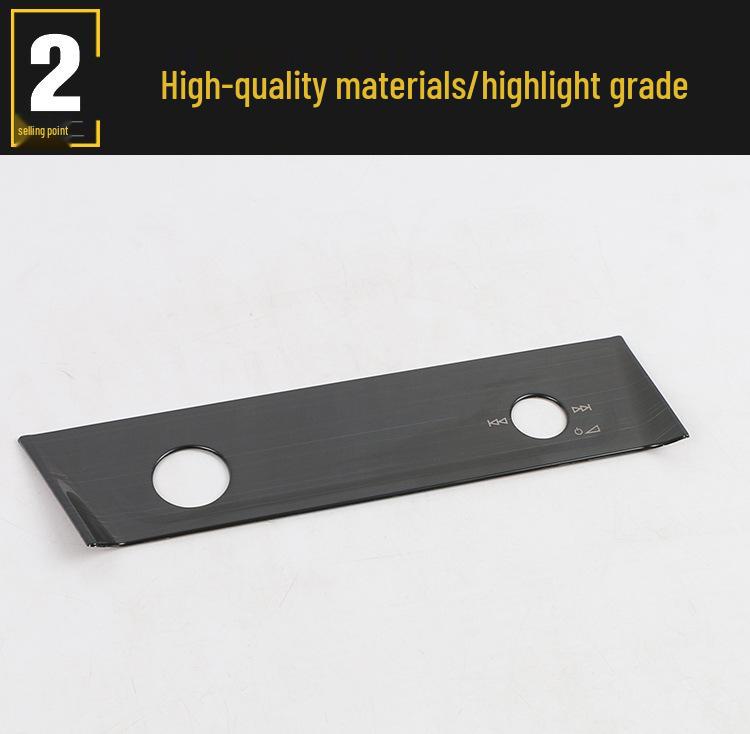 Anke 2019 Q3 Center Console Rotary Decoration Panel Trim for Interior Modification