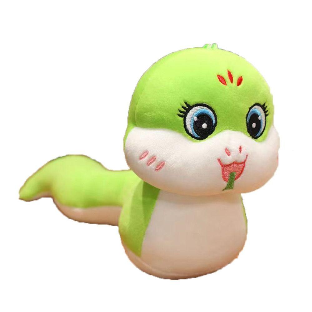 Big Eyes Snake Year Mascot Toy Long Tail Lucky Snake Doll Plushies Birthday Gifts