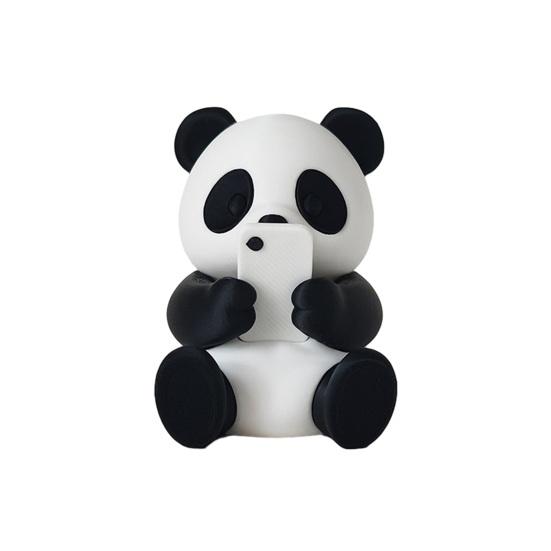 Cute Panda Ornaments 3D Printed Ornaments, & Pillow Desktop Figurine, Stress Relief Sculpture Desk Accessories for Office Home Decoration, Creative