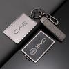 For BYD Song Plus Atto 3 Han EV Tang DM Qin Seal Dolphin Accessories Silver TPU Car Flip Remote Key Case Cover Holder Shell Fob