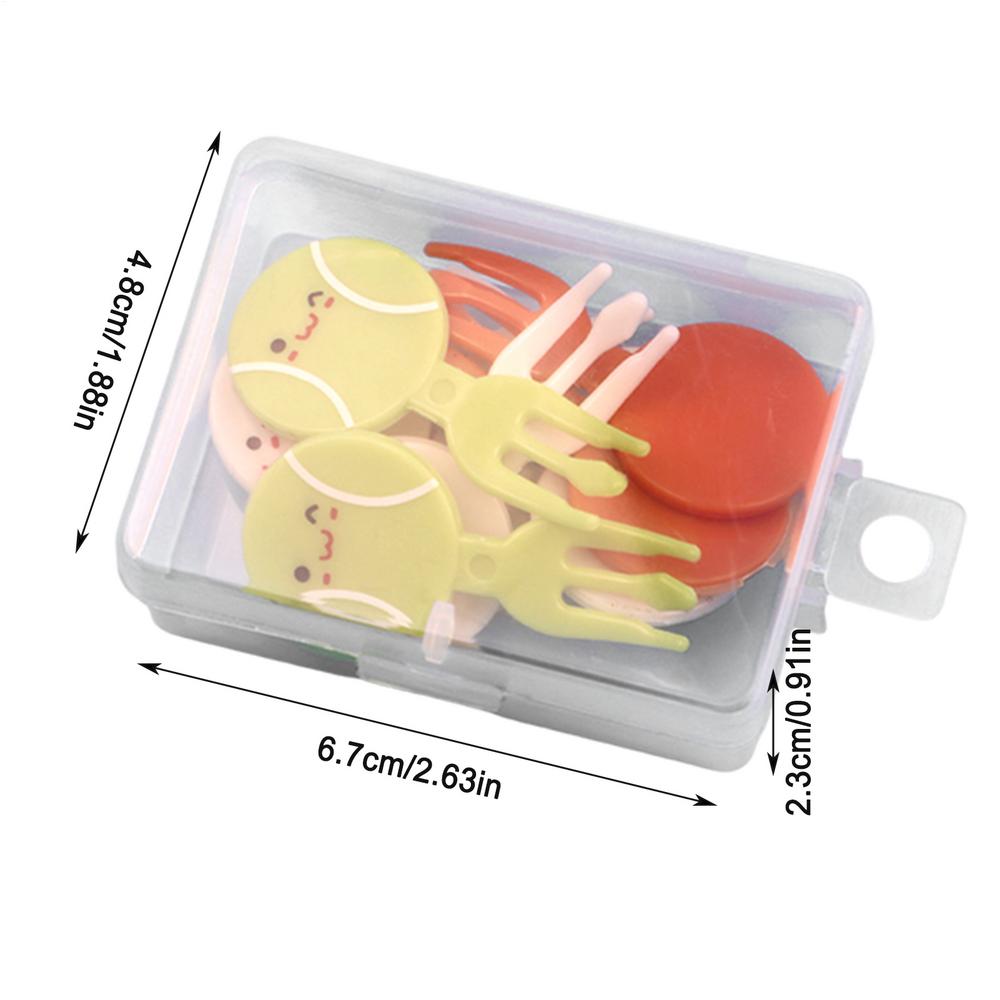 Kids Food Picks Cute Appetizer Forks Cartoon Snack Toothpick For Fruits Appetizers Cake Dessert Home School Travel